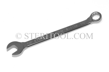 #40138_316_OE - NM 1/2" Stainless Steel Open End Wrench. 316L.  combination, wrench, spanner, stainless steel, non-magnetic, non magnetic, nonmagnetic